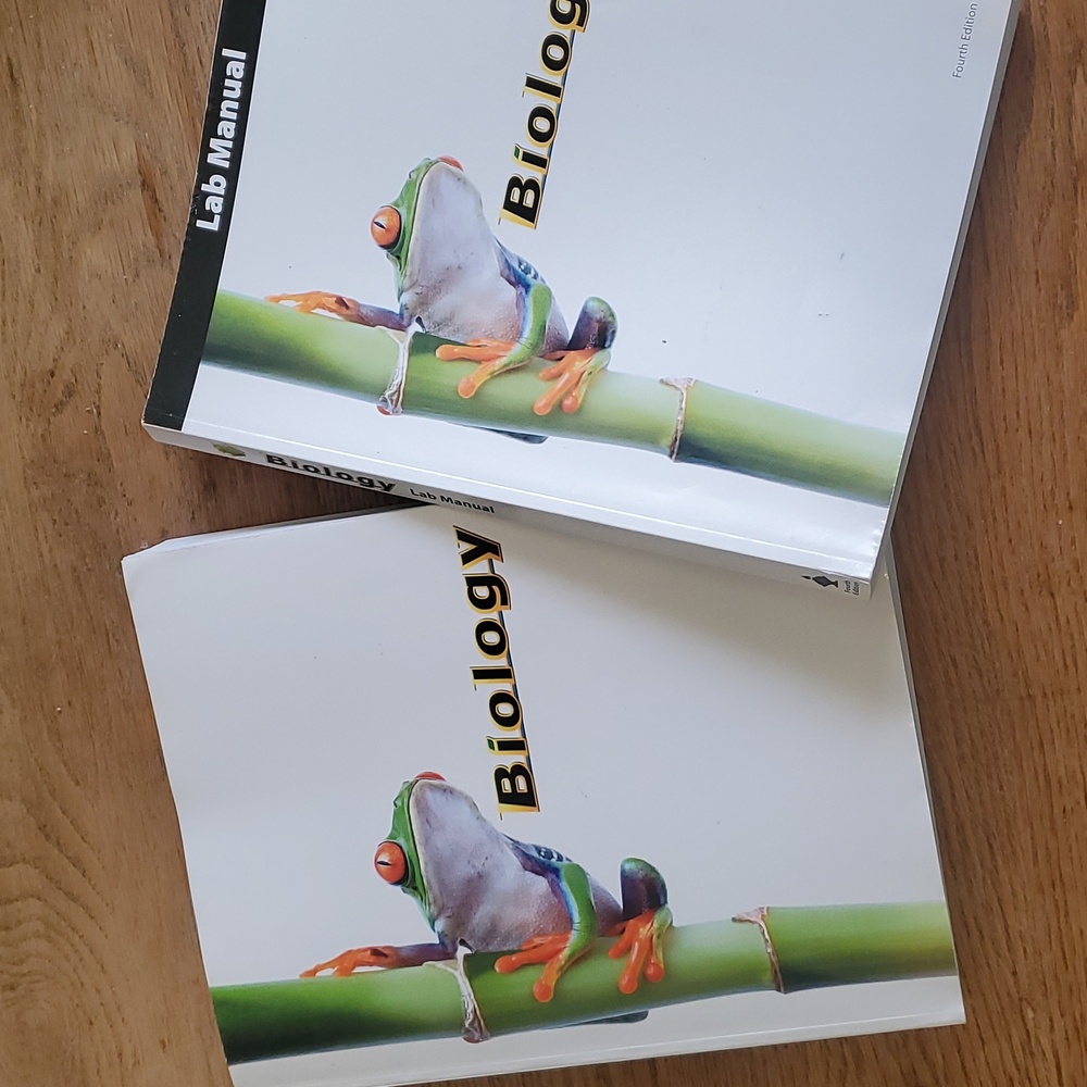 BJU Biology with lab manual homeschool